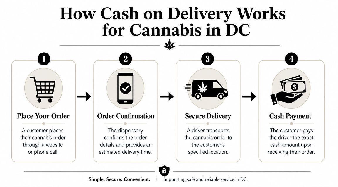 How Cash on Delivery for Weed Works Step-by-Step